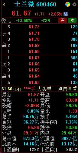 業(yè)績(jī)飆升領(lǐng)跑行業(yè) 士蘭微集成電路業(yè)務(wù)迎來戰(zhàn)略性爆發(fā)